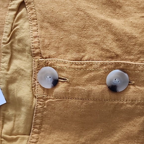 LOFT Lou & Grey Dress Linen Tank Golden Maple Size Small 38" bust NWT - Picture 14 of 14